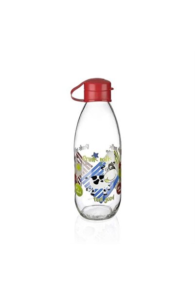pazariz Titiz Süt - Su Şişesi Moo Bottle 1 Litre + Şişe Temizleme Fırçası Hediye