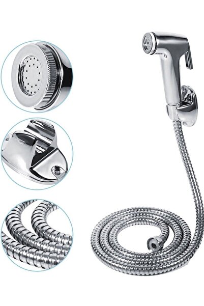 pazariz Taharet Musluk Seti Krom Shaft Taharet Musluğu Taharetmatik Mafsal Ho...