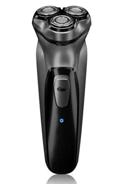 pazariz 3d Başlıklı Şarjlı Traş Makinası Kablosuz Type-c Şarj Girişli Mor