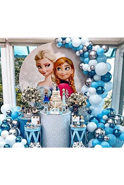 eğlencemarketi Elsa Frozen Konsept Balon Zinciri 100 Adet