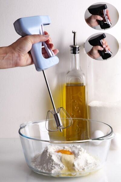 pazariz Mikser Pratik Basmalı Otomatik Karıştırıcı Çırpıcı - Pilsiz Otomatik ...