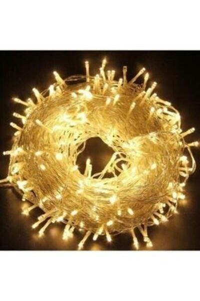 pazariz 10mt Peri Günışığı 100 Led Pilli Noel Parti Yılbaşı Ağaç Dekor Aydınl...