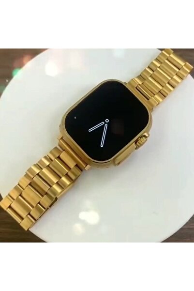 pazariz X8 Ultra Akıllı Saat Pusula Vücut Sıcaklık NFC Gold Kordon Hediye 2023 Versiyon Watch 8