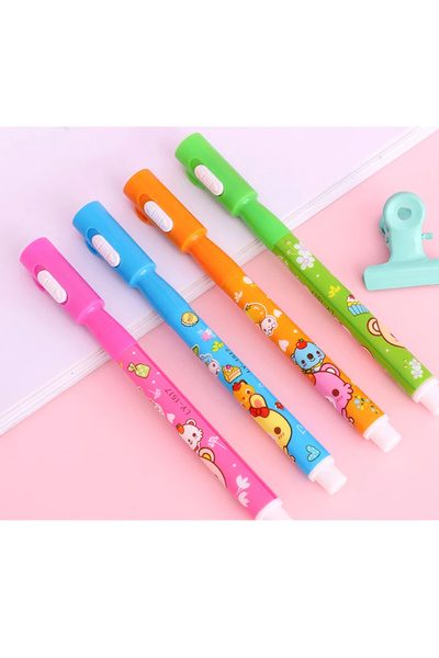 pazariz Mor Işıklı Sihirli Görünmez Kalem Işıklı Kalem İnvisible ink Pens Uv Led Light 4 Ad