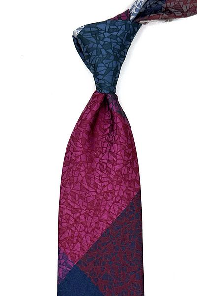 Kravatkolik Colorful Motif Patterned Patchwork Tie - Kk12775