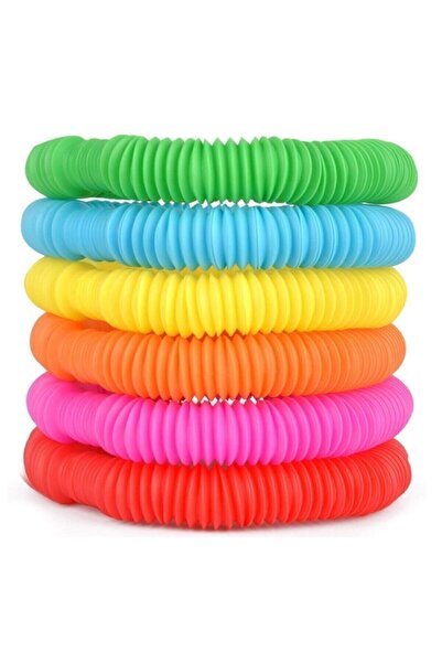 ümit toys 20 Li Pop Tubee Eğitici Stres Giderici Fidget el becerilerini ve motor