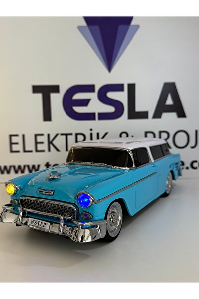 Genel Markalar WS-1955 Klasik Araba Usb-Tf-Fm Radyo Bluetooth Hoparlör