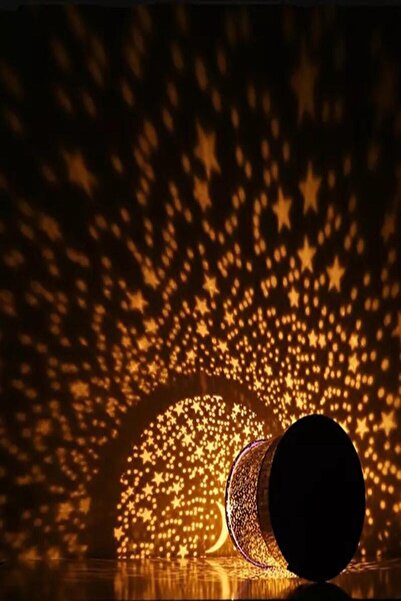 Genel Markalar Led Renkli Yıldızlı Gece Gökyüzü Projektör Lambası