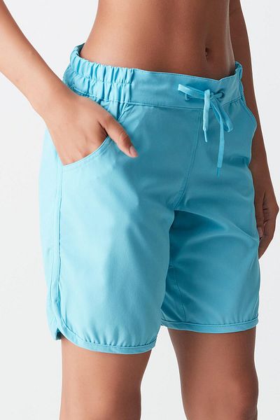C&City Türkisfarbene Damen-Badeshorts – BN-16