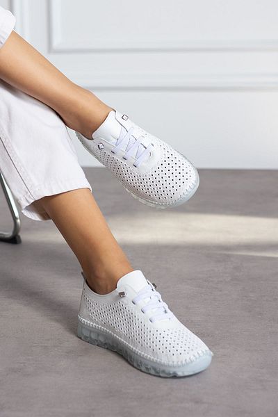 Moda Amour Victoria Genuine Leather Women's Daily Sports Orthopedic Casual Shoes