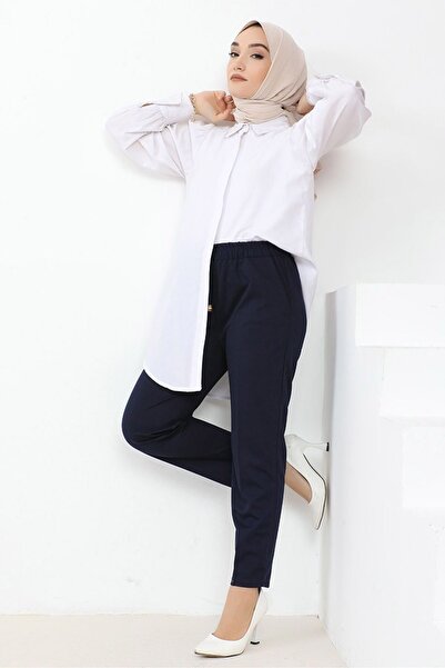 CoolLook ملابس مريحة - بنطال ليكرا عادي الخصر بطول الكاحل، أنيق ورائع