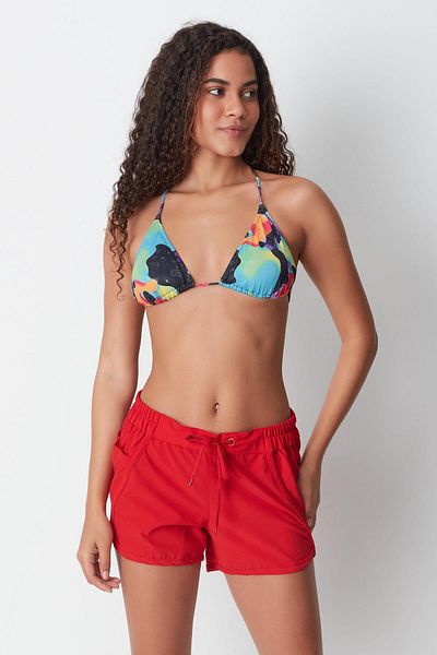 C&City Rote Badeshorts für Damen - BN-15