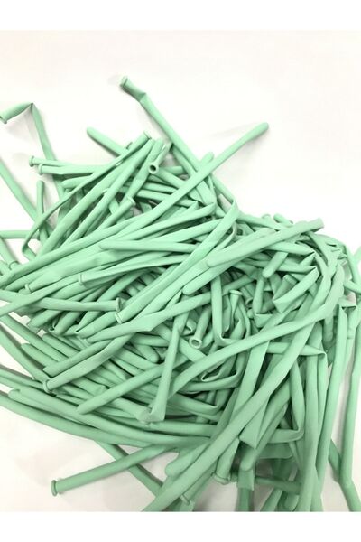 eğlencemarketi Model 260 Sosis Makaron Balon 10 Adet Mint