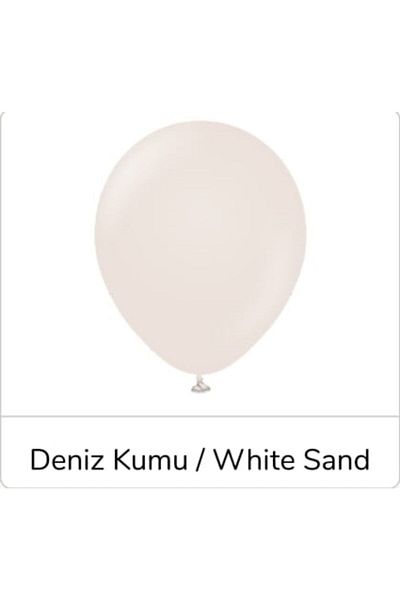 eğlencemarketi 12" Retro Balloon Sea Sand Color 100's