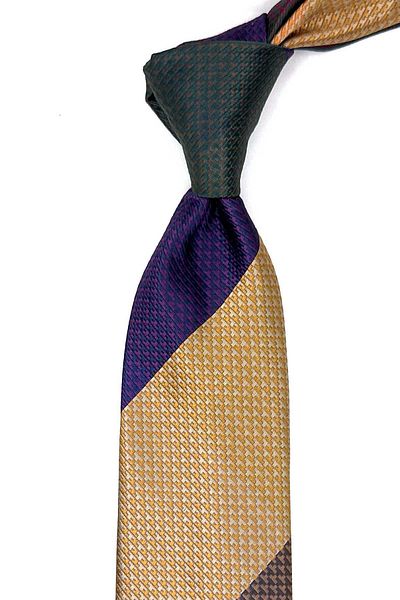 Kravatkolik Colorful Dot Pattern Patchwork Tie - Kk12774
