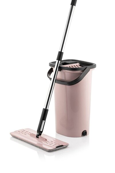 pazariz Tablet Magic Flat Mop Yer Duvar Silme Microfiber Paspas + 10 Adet Bez