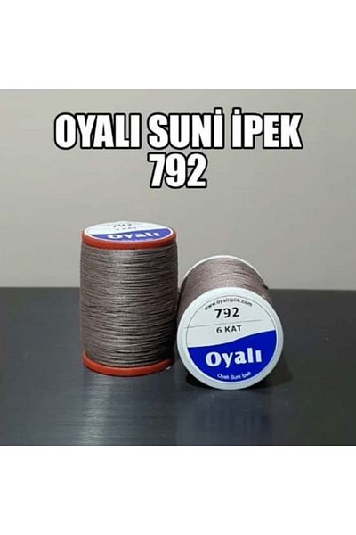 OYALI ΤΕΧΝΗΤΟ ΜΕΤΑΞΩΤΟ Νο: 792 - Κλωστή κεντήματος με κέντημα 4 στρώσεων