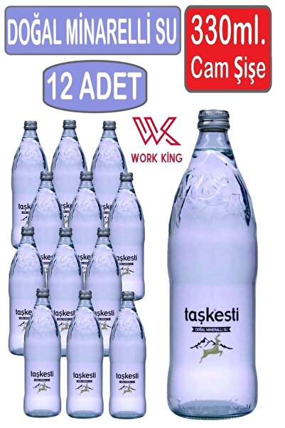 taşkesti Cam Şişe Içme Suyu 0,330ml 12×2
