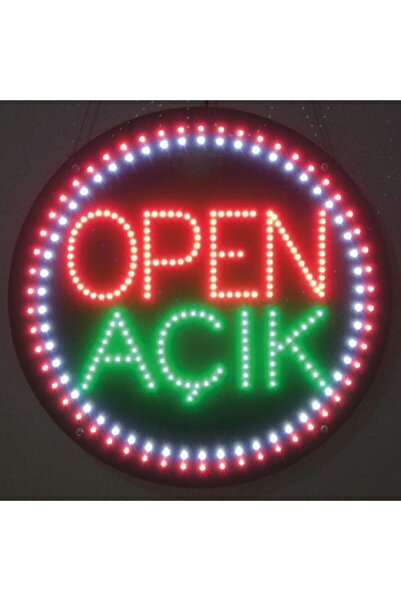 BLgrup 2001 Led Açık Open Yazısı Tabela Animasyonlu