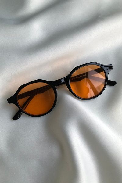 DSN Veldan Unisex Orange Sunglasses