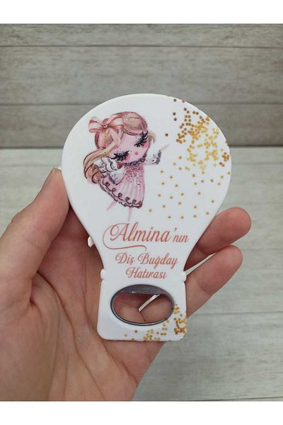 onuratasarlat 25 Balloon Magnets - Newborn, Birthday, Circumcision, Engagement, Promise, Fairy Girl Model
