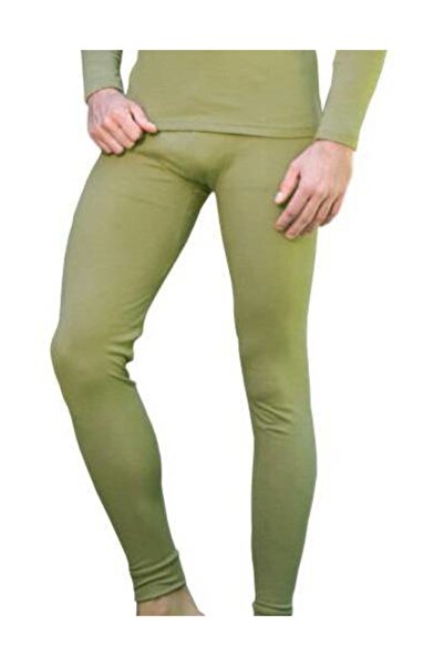 jilly jo Lenjerie de corp termică pentru bărbați verde kaki - Model militar 0125
