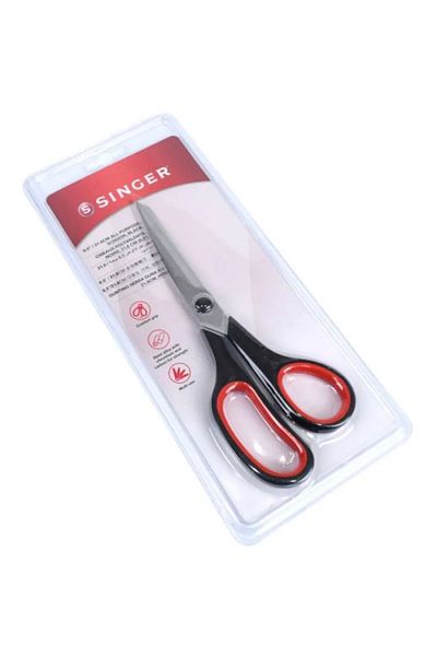 ATMACA TUHAFİYE Singer Black Steel Stitched Scissors - 8.5Inch-21.6 cm