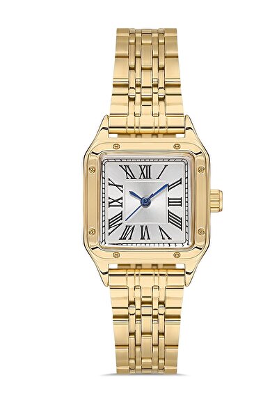 ÇENÇEN Kadın Çelik Yuvarlak Ekran Kol Saati