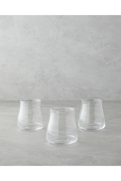 English Home Kristalin 3'lü Bardak 350 ml Şeffaf