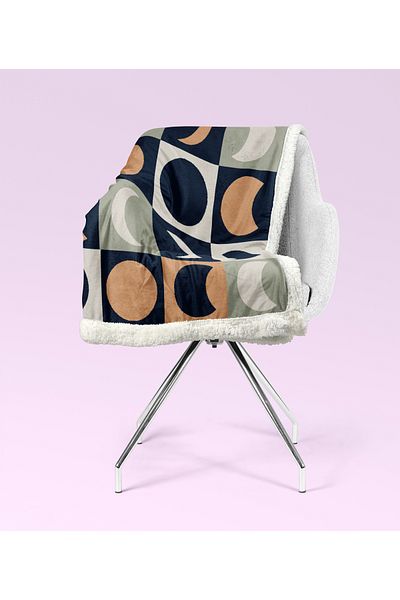 YORKADESIGN Sherpa Patterned Thick Double Tv Blanket