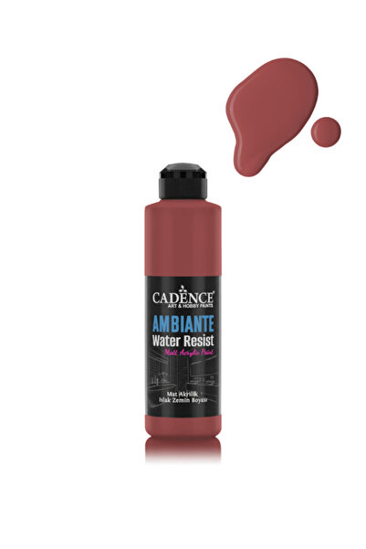 Cadence Ambiante Islak Zemin Boyası AW33 Mercan Kırmızı 250ML + Katalizör 10GR