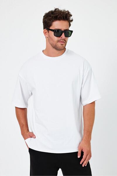 ALEXANDERGARDI Basic Oversize T-Shirt - Slit Detailed (UN-70418)