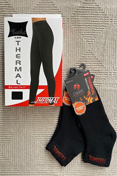 bejamonti chocolate baby kids Colanți termici pentru damă - 2 șosete termice ...