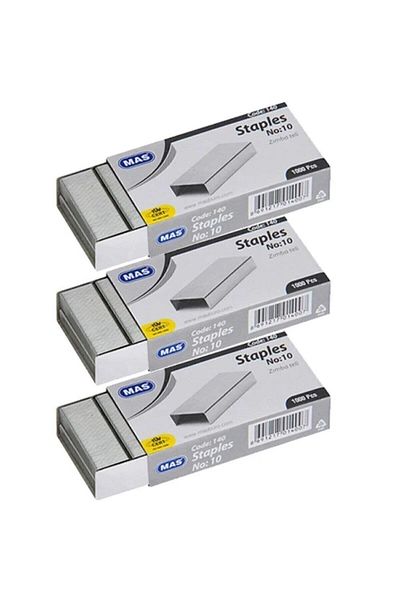 Mas Buymxx Staples No:10''3 Pack'' (3000 Pieces) Desiny 1082424
