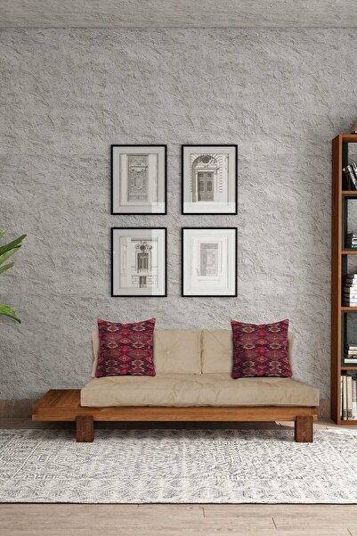 Woodesk Arin Masif Tik-camel Renk Sedir Cpt8311-200