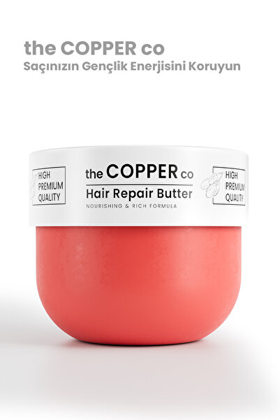 The Copper Co Hair Repair Butter Copper Peptit&minerali Içeren Arginine Zenginleştirilmiş Onarıcı Saç Kremi 300ml