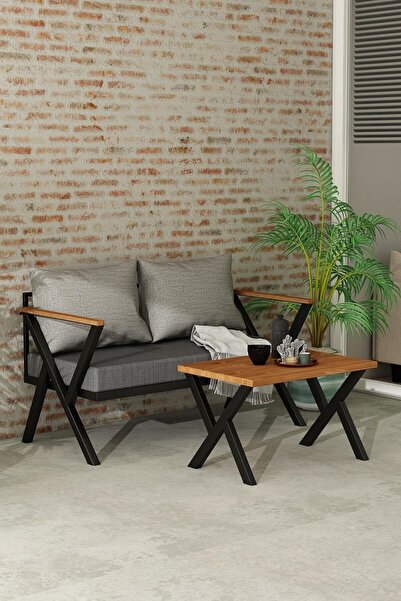 Woodesk Begonvil Bahçe Takımı 2+Sehpa