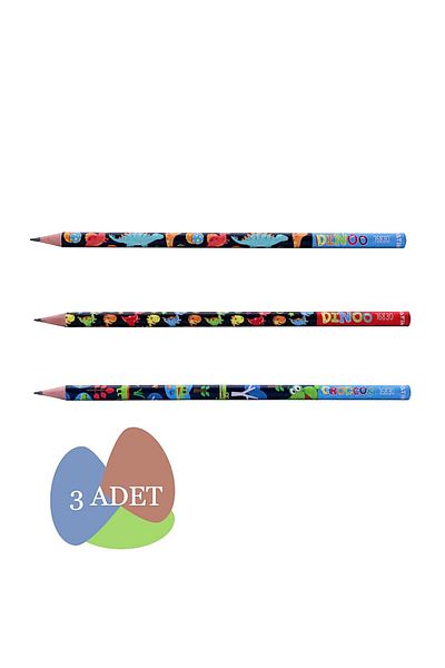 Fatih Dinoo Croccos Pencil 3 Pieces