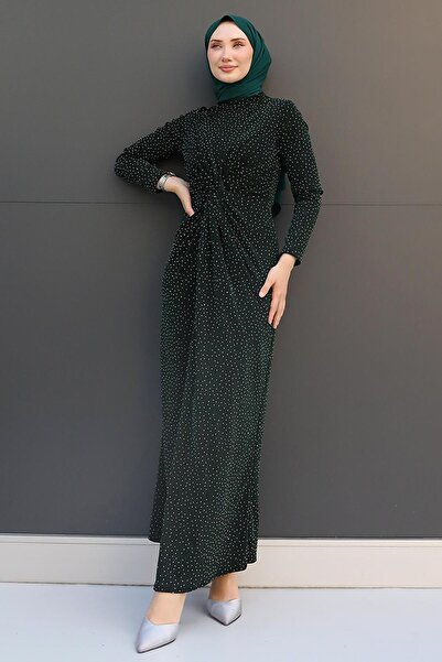 GİZ AGİYİM فستان حجاب هميرا زمردي