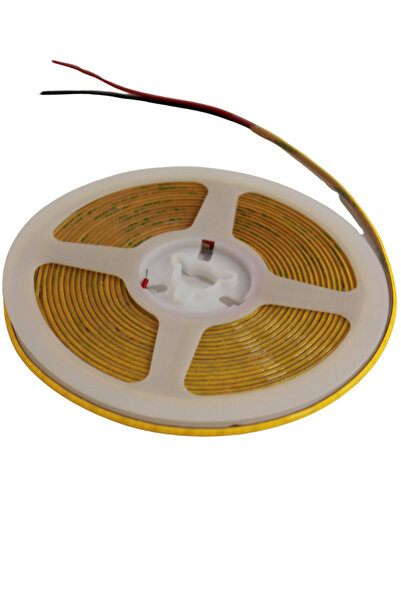 Hazar Led 12 Volt 3MM 400 Ledli İnce Esnek Cob Şerit Led Natural Beyaz IP20 5...