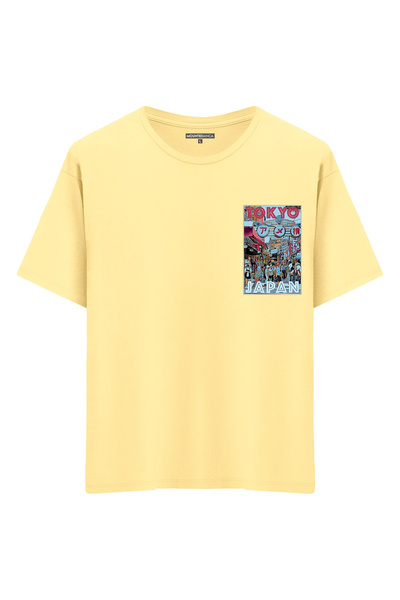 Mounte Bianca Unisex Tokio - Oversize kroj T-shirt