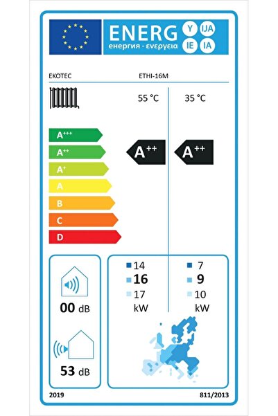 EKOTEC Ethı-16m Eko Box Monoblok Dc Inverter Hava Kaynaklı Isı Pompası (ISITMA VE SOĞUTMA)