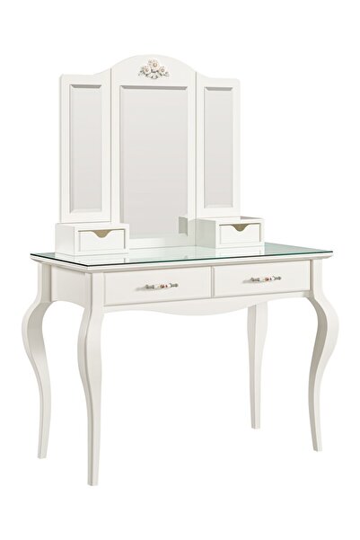 Meltem Prestij Krem Genç Odası Makyaj Masası