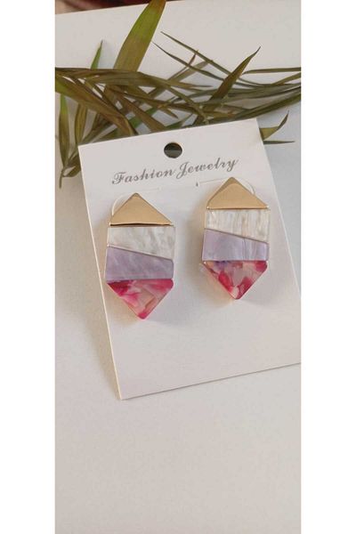 Feride Vintage Steel Earrings - Hoop, Porcelain, Vip Serie, Antiallergic Anti Tarnish Color Anti Throw Earrings
