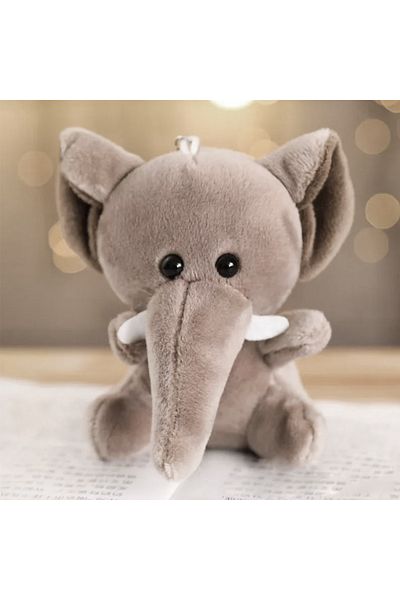 TOPROCKSTORE 12 cm Cute Elephant Plush Toy