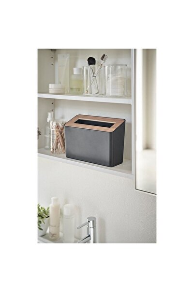YAMAZAKİ Rin Tezgah Üstü Siyah Çöp Kovası