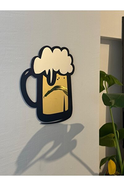 PERAX Bira Bardağı Pleksi Duvar Süsü