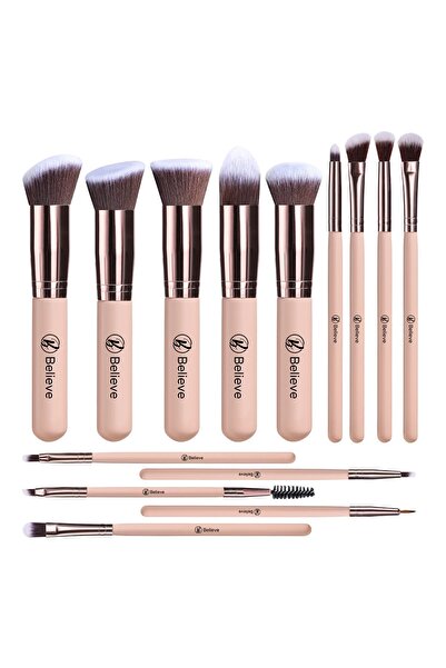 Believe 14 Parça Kabuki Makyaj Fırça Seti (YURTDIŞI ÜRÜNÜ)