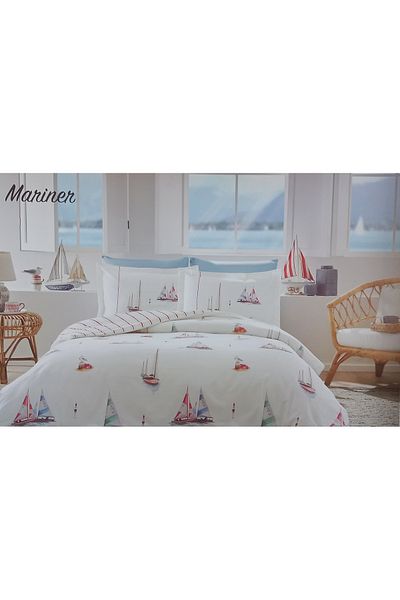 Özdilek Σετ Παπλωματοθήκη White Mariner σε Μονό