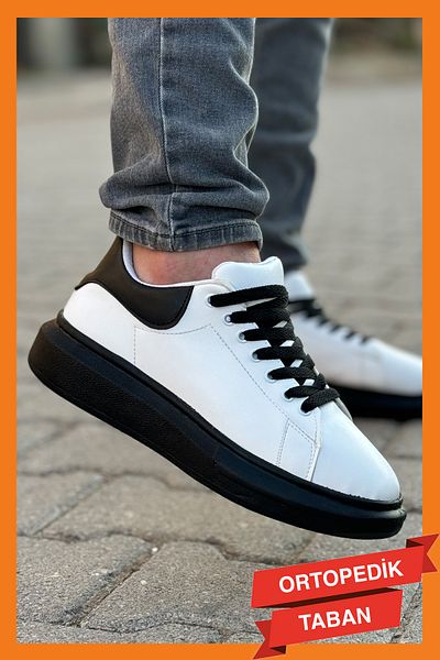 Luis Toronto CasualLT101 White Black ST - Men's Casual Shoes